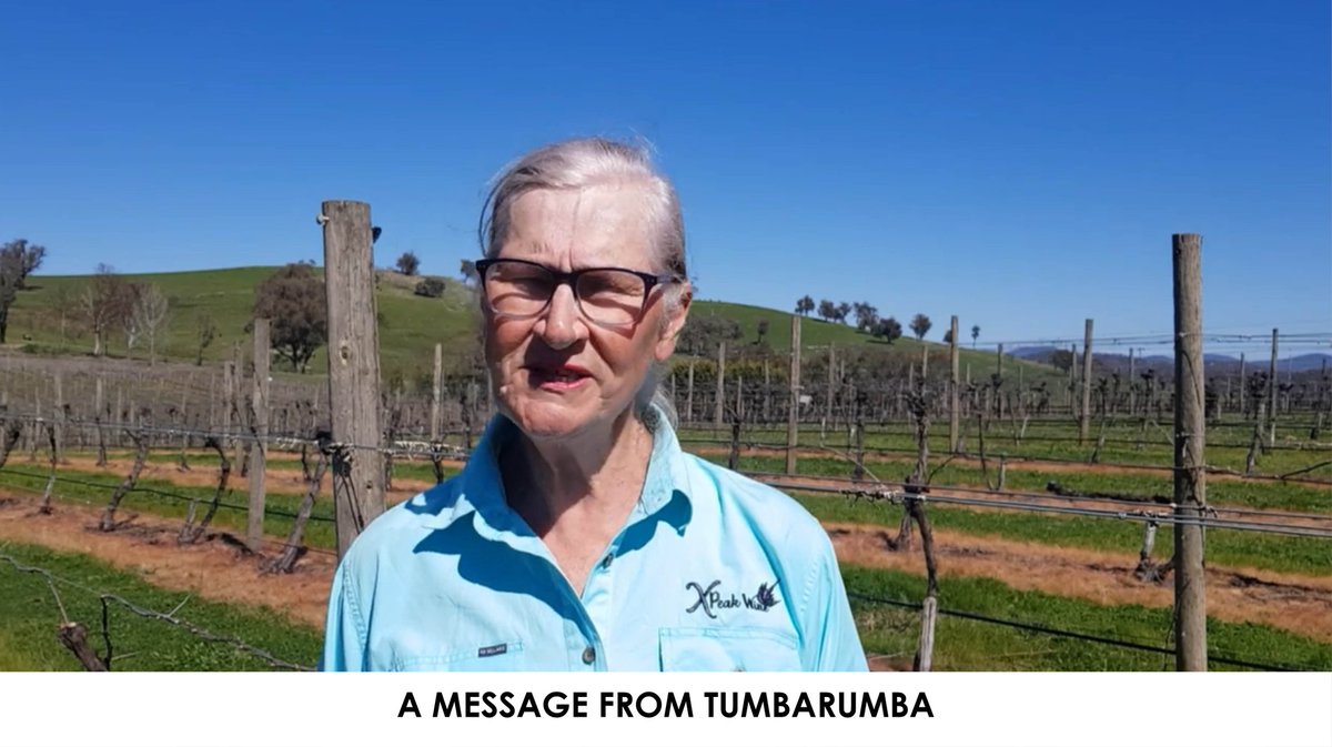 Was great to hear from Juliet in Tumbarumba about how the region has been faring. Like Juliet said, we can help them by buying some of their delicious Tumba Chardonnay and Pinot Noir.