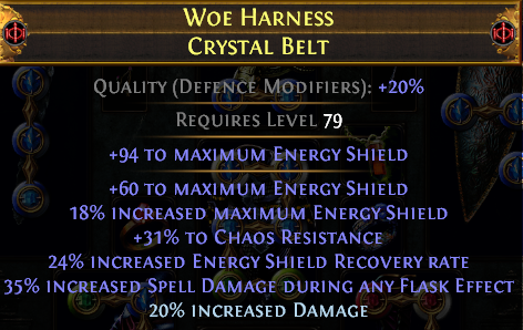 POEmarket's tweet photo. Crystak belt
 #pathofexile #poe #harvest #heist #game #gamer #games #gaming #videogames #ps4 #pc #battlestations #battlestation #artisankeycap #mechanicalkeyboards #pathofexilebelt https://t.co/5p4xQlchRe