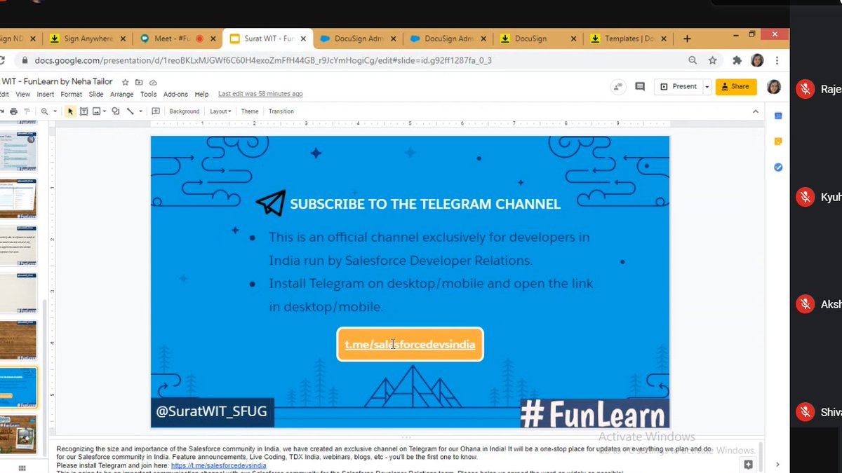 sfdcbhagyashree's tweet image. #FunLearnDocuSales
@SikhaBaid
 
@TrailblazerEsha
 
@salescloud
 
@salesforce @SuratWIT_SFUG @NehaTailor7