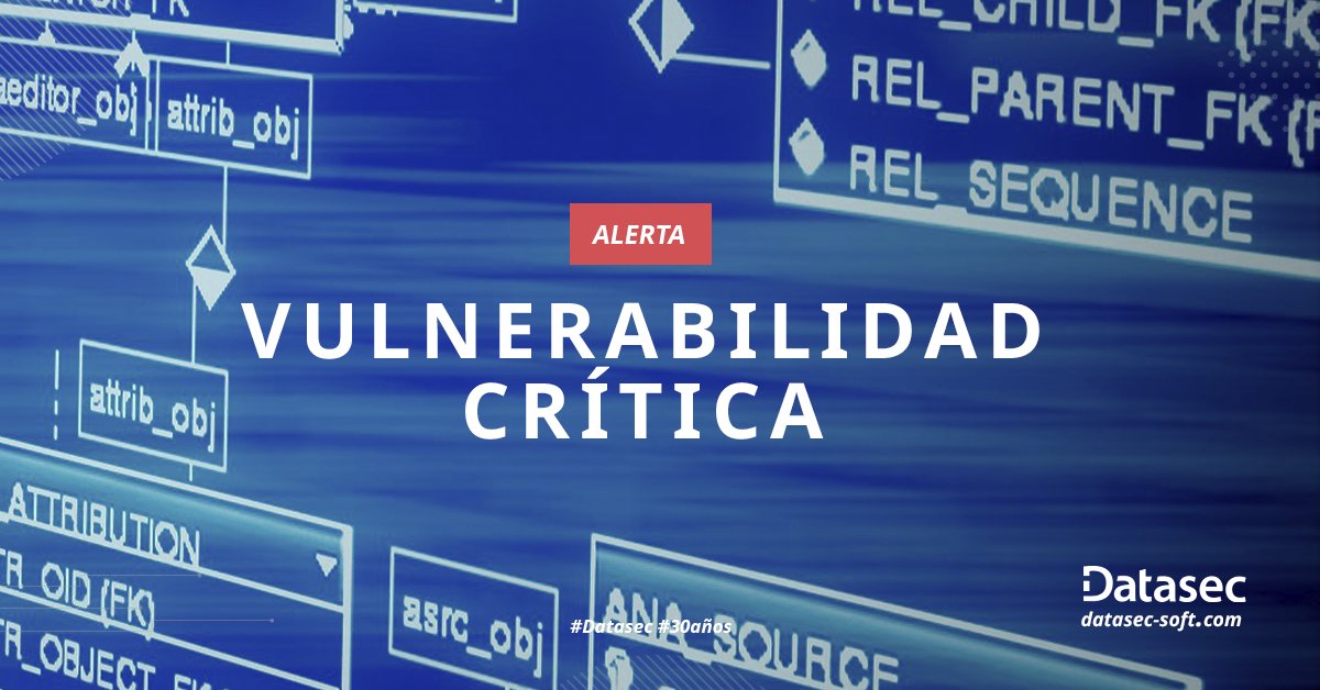 soc_datasec's tweet image. Vulnerabilidad crítica de escalación de privilegios sobre NetLogon (MS-NRPC) CVE-2020-1472
#ciberseguridad #socdatasec #csirt #digital
portal.msrc.microsoft.com/en-US/security…