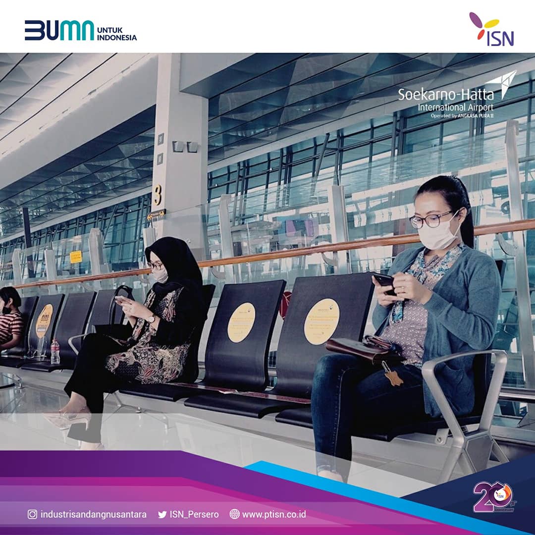 Berdasarkan evaluasi *lembaga global Safe Travel Barometer* memberikan _rating_ Safe Travel Score hingga 4.09 bagi Soekarno-Hatta! 👏🏽 rating tertinggi dalam penilaian ini adalah 5, di mana memang belum ada bandara di dunia yang berhasil mendapat skor tersebut 😍

#SoettaAmanCovid
