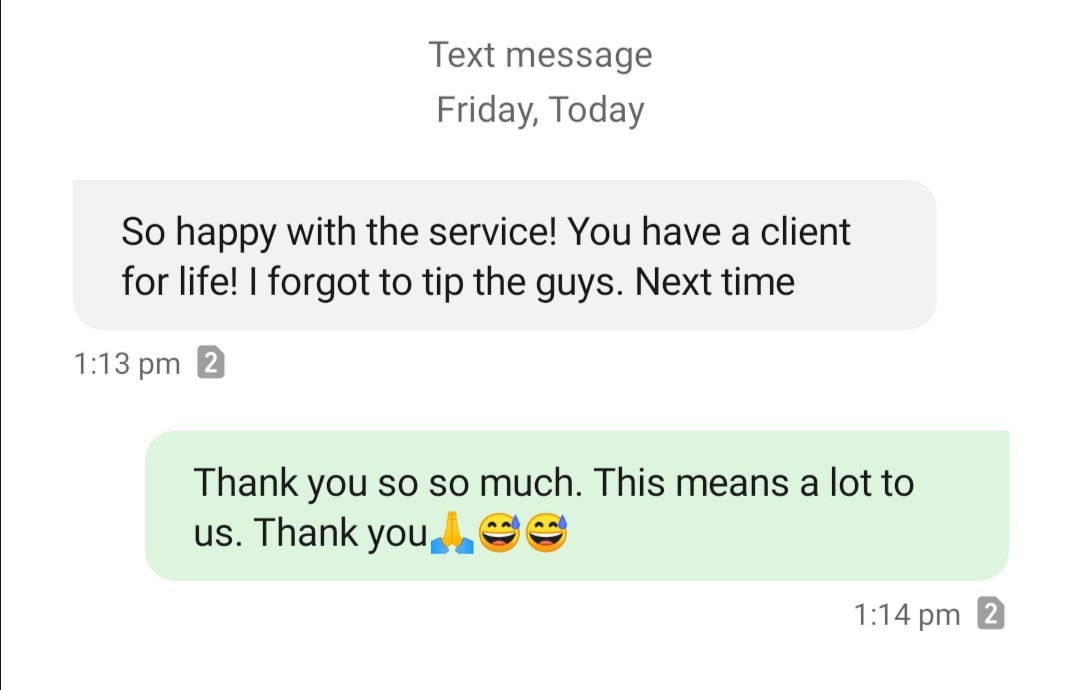 MowashZA's tweet photo. To the clients that take their time to give us feedback, we are appreciate you a lot😁😁😁, thank you. What business doesn't want a client for life😅😅😅😅. #MowashExperience https://t.co/5b6pxn7OS7