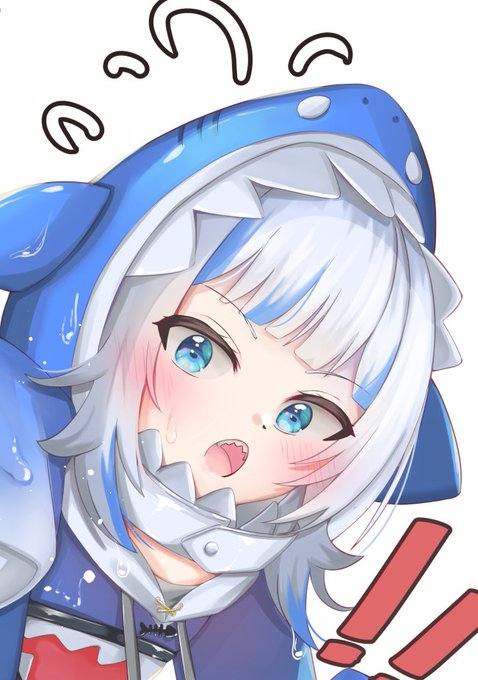 It's time to fishing~~~~🦈🎣
 #gawrt #gawrgura 