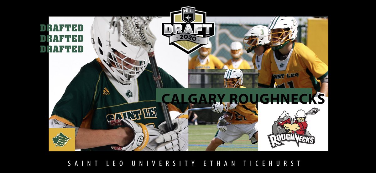 Exciting night for @SaintLeoUniv Alumni Ethan Ticehurst and our men's lacrosse program! Thrilled to watch ET compete! @NLL  #LeotheGreat #SaintLeoLacrosse