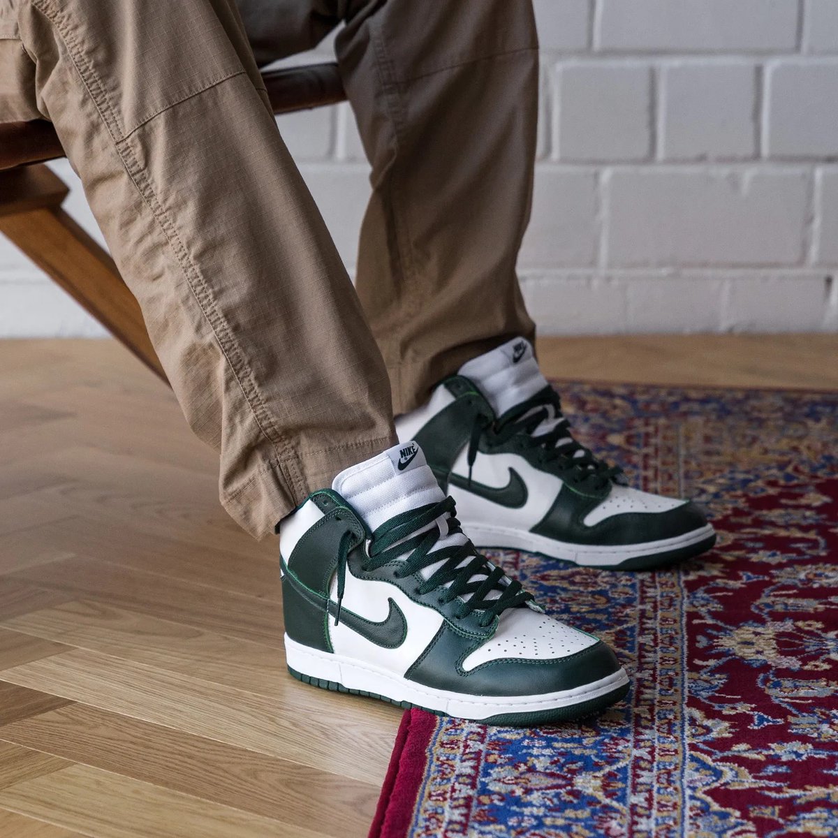 nike dunk high sp spartan green