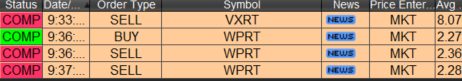 SoupLyfe563's tweet photo. Nice way to start the day
Closed $VXRT from 6.96 at 8.07
Took $WPRT for a quick 2.27 to 2.37 (still holding)๐ช๐ฐ
#SoupLyfe #FastCashFriday #ScalpCity https://t.co/Fnjdq82laD