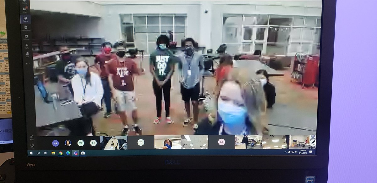 ChapaTISD's tweet photo. @tylerlegacylib @TLRedRaiders @TylerHighLions @peetetylerisd @tylerisd @mcconnellh88 @ashtenordmandy @loefflerteach Rocky start but it was a great experience. Proud of Ts who went out on a limb w/technology & grateful to the Student Leaders @TLRedRaiders & @TylerHighLions! Already had Ss ask how to join StuCo and Avid! Also great way to kick off #startwithhelloTISD for next week! #A2D https://t.co/Pf0VtSEIBv