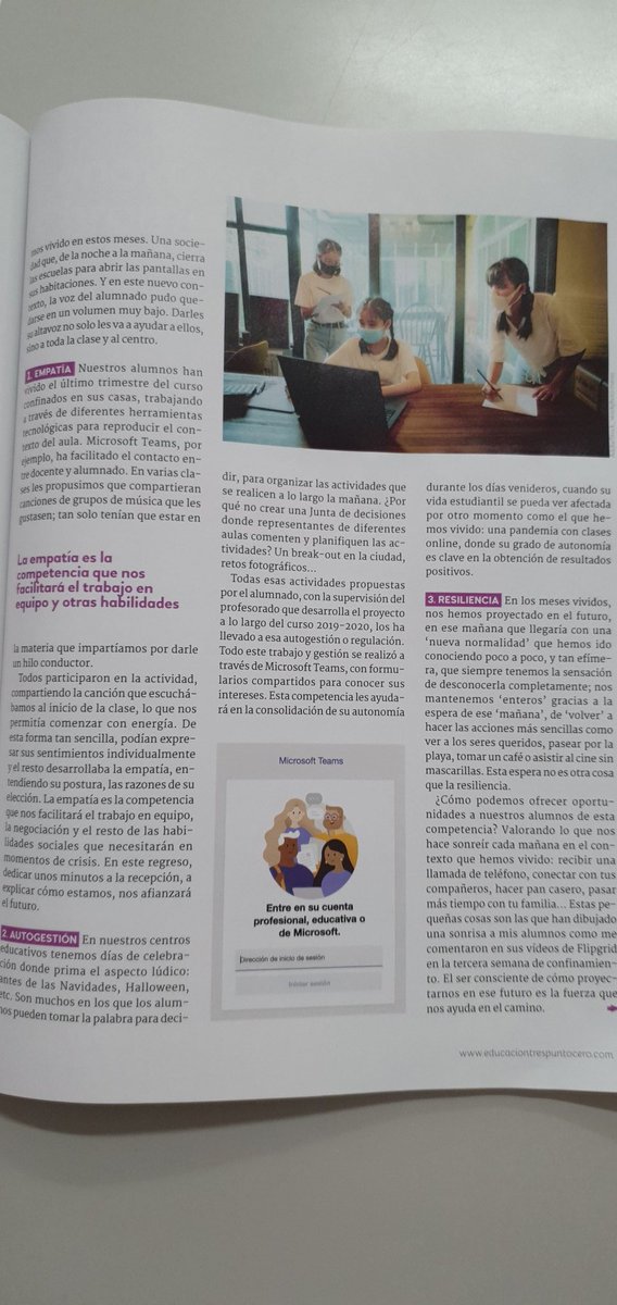 Hoy ha llegado al centro .<a href="/educacion3_0/">EDUCACIÓN 3.0</a>  🎊🎊
Muy contenta de ver el artículo!!! Gracias por la oportunidad <a href="/educacion3_0/">EDUCACIÓN 3.0</a>  y a los protagonistas por el aprendizaje compartido con mis alumnos y compañeros .<a href="/GrupoSorollaEdu/">Preparados para volar!</a> .<a href="/Glb_Learning/">Global Learning</a> .<a href="/MariaComin1/">María Comín</a> .<a href="/MicrosoftEduEsp/">Microsoft Educación</a> #MIEExpert