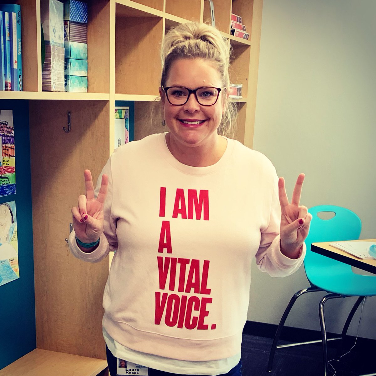 LauraKnape's tweet photo. I support ALL students! #dublinteacherscare #hopewellcares https://t.co/Jp52YfU016