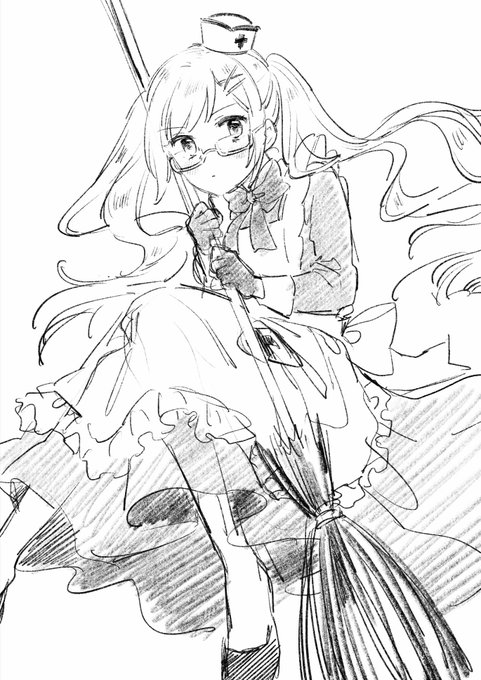 お絵描きの休憩にお絵描きする絵描き 