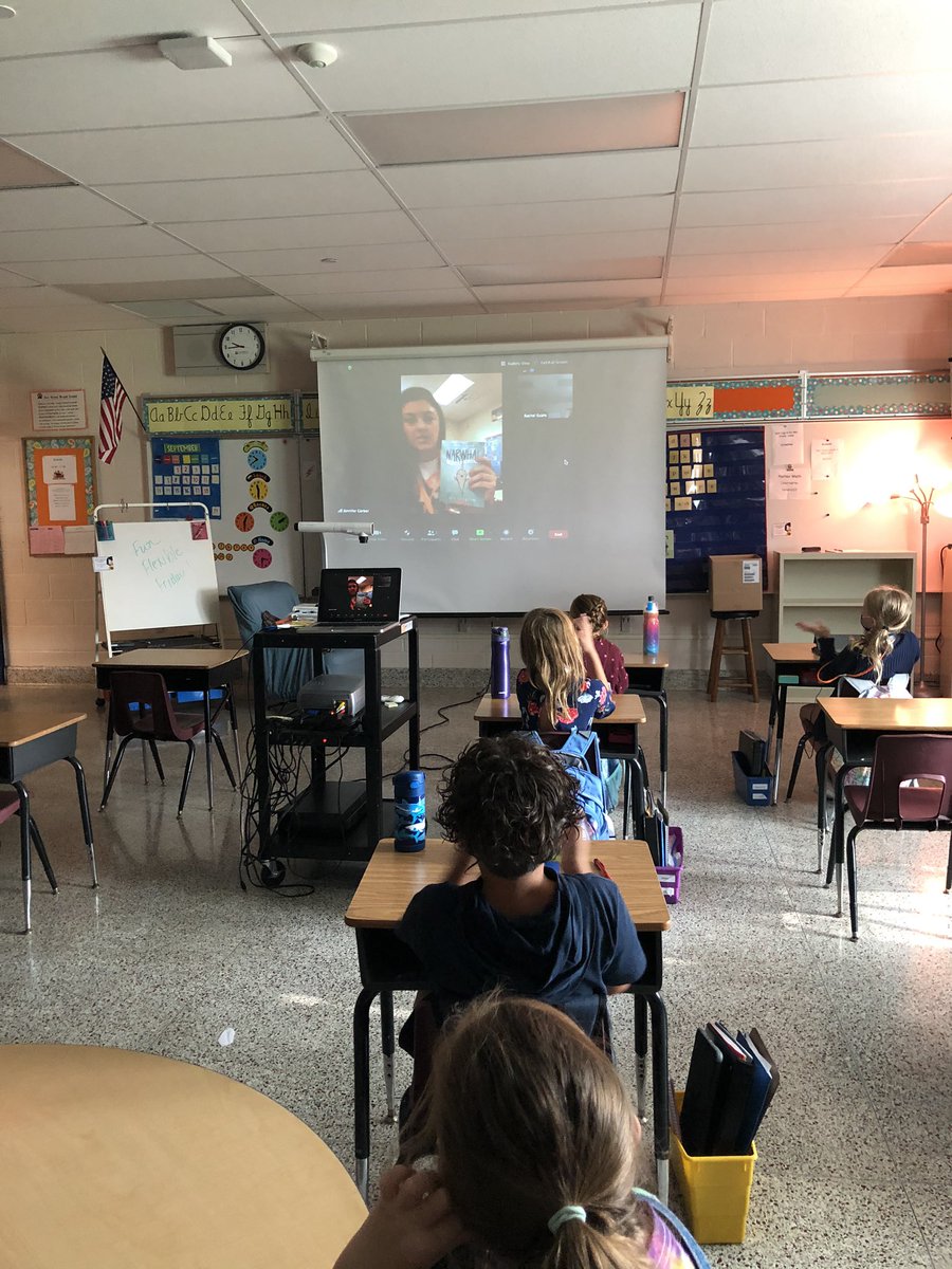 Mystery Reader Friday is underway! <a href="/SB_ESPanther/">Stony Brook ES</a> #SBROAR #readaloud