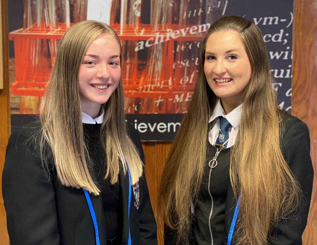 WoodmillHigh's tweet photo. Woodmill Prefect Leadership Team. Introducing our new PLT for this session. New Westray House Captains, Megan Mitchell & Olivia Green. Join them on their new House Twitter accounts. @HouseWestray #WeAreWoodmill #LearnRespectSucceed @carrielnds @FifeEduTeam https://t.co/hBNG0LQTK5