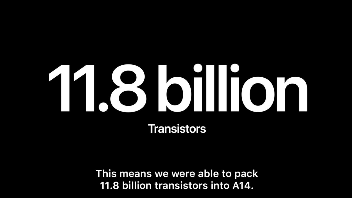 And this time around the news from the lab is genuinely exciting. The A14 chip going into the new iPad (and the new iPhone once they announce that) is built out of transistors measuring five nanometres. This is truly amazing.