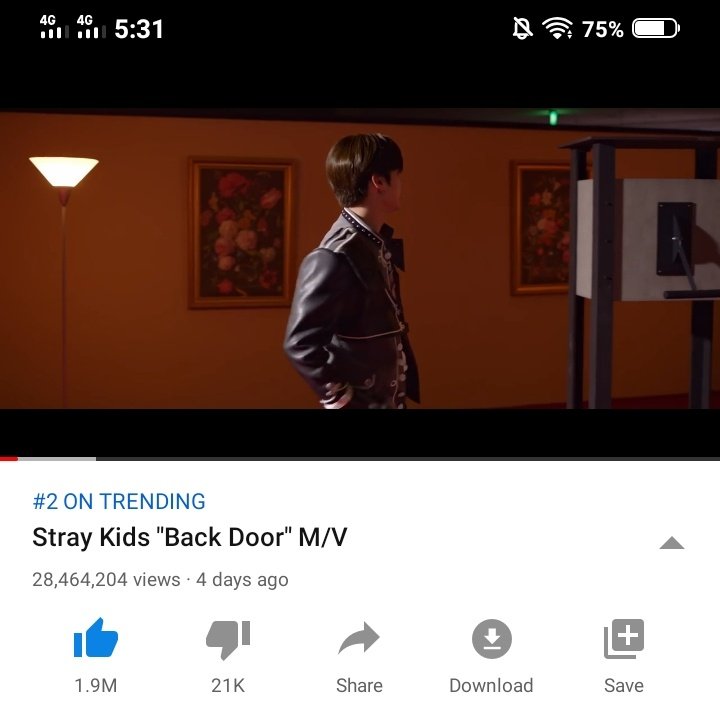 6:32 PM KST— 28,464,204 views @Stray_Kids  #StrayKids  #스트레이키즈