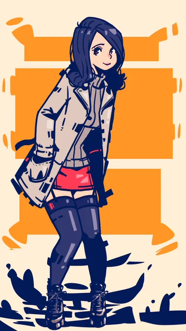 女の人です。
イラストとは関係ありませんが、ベストキッドの続編コブラ会を観ました?面白かったです? 