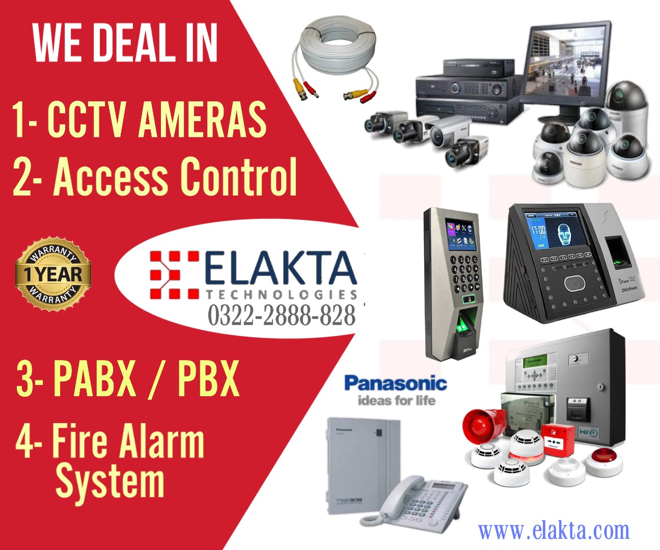 Alarm and cctv package sales
