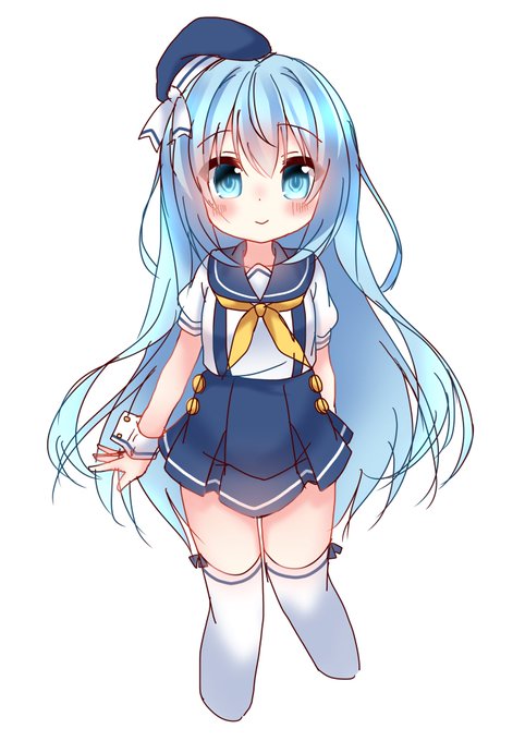 ちょっと前に描いた女の子🐟⚓️ 