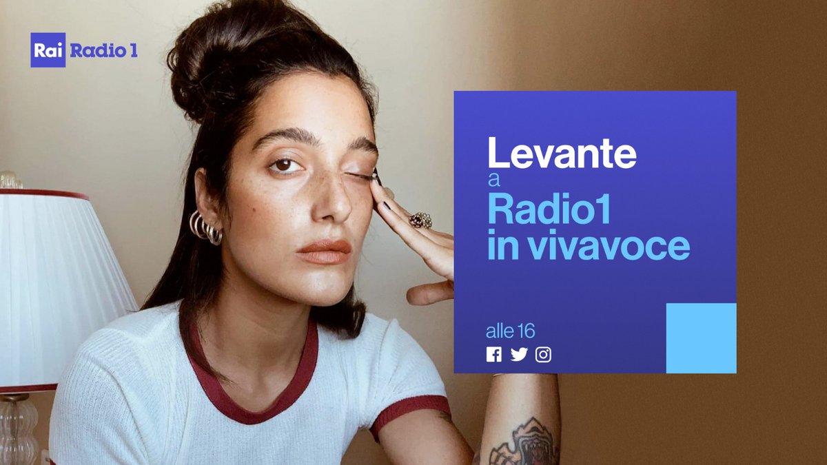 🎧Oggi alle 16 a <a href="/Radio1VivaVoce/">Radio1 in vivavoce</a> con Eleonora Belviso e <a href="/detommasi_de/">Claudio de Tommasi</a> c'è <a href="/levantecanta/">Levante</a>. Dopo il successo estivo di #Sirene, la cantautrice siciliana riparte con #Vertigine firmando la colonna sonora dell'ultima stagione di "Baby". Ascoltaci! 👉bit.ly/Radio1RaiTw 📻
