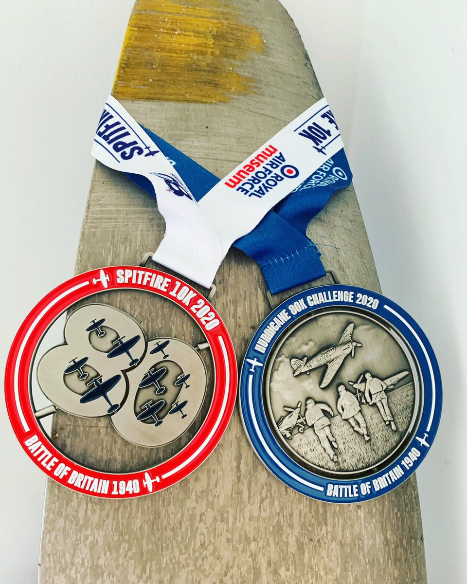 WwarsauthorAJ's tweet image. Top story today: @hwebster86: 'Matching aircraft medals done ✅ Thanks @RAFMUSEUM these were both great events. 🏃‍♀️ #spitfire10k #hurricane80kchallenge ' , see more tweetedtimes.com/v/22039?s=tnp