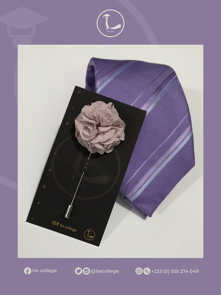 tiecollege's tweet photo. Which of the Lapel pins would you prefer to match the tie?

TiE COLLEGE™️

GHS 50.00 [NECK TIE X LAPEL PIN]

#necktie #dblack https://t.co/IuMcJUVaim