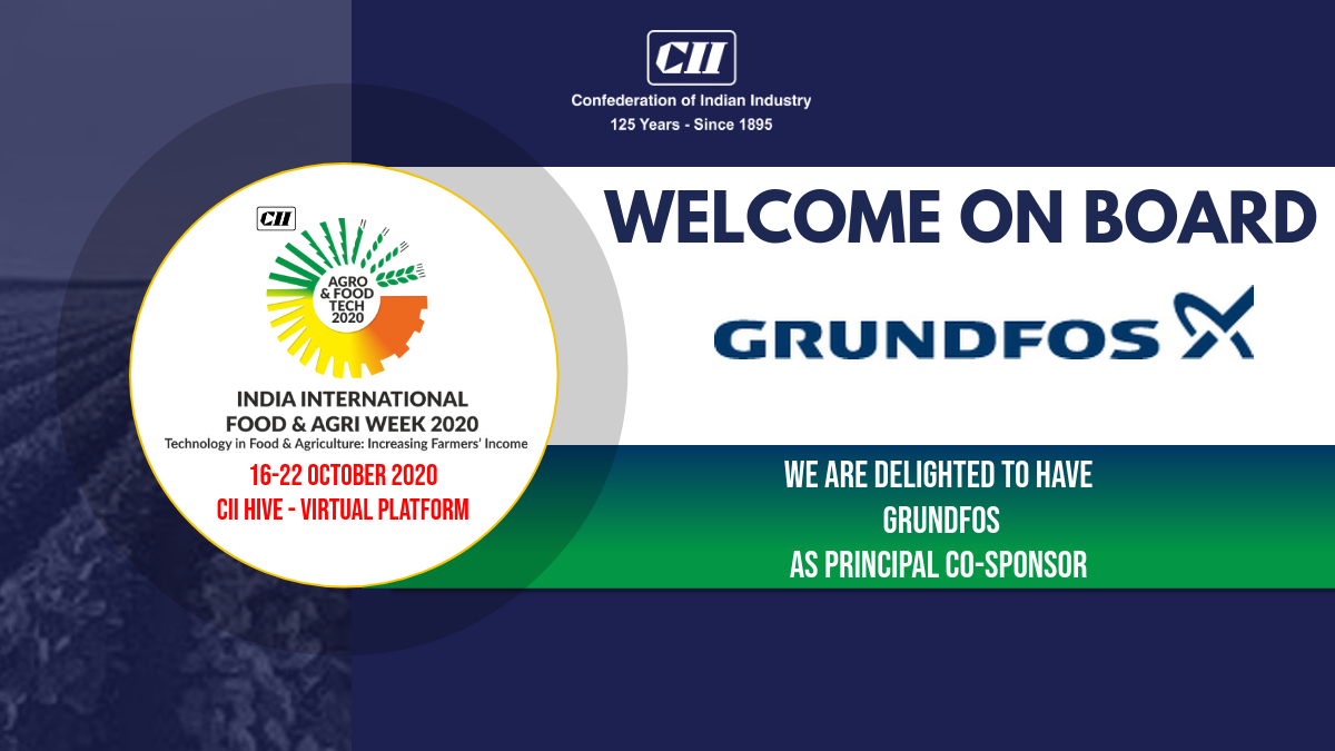 cii4nr's tweet photo. We are delighted to have @GrundfosIND as Principal Co-Sponsor for CII #Agro &amp; #FoodTech 2020 from 16 - 22 Oct 2020 via CII Hive -Virtual Platform.
Sign 🆙 now:  https://t.co/9lZLOcowAM

#residuemanagement #foodprocessing #foodtestinglabs #CII4NR

@ciiagrotech @cii_face @followcii https://t.co/ndyCp1WLEa