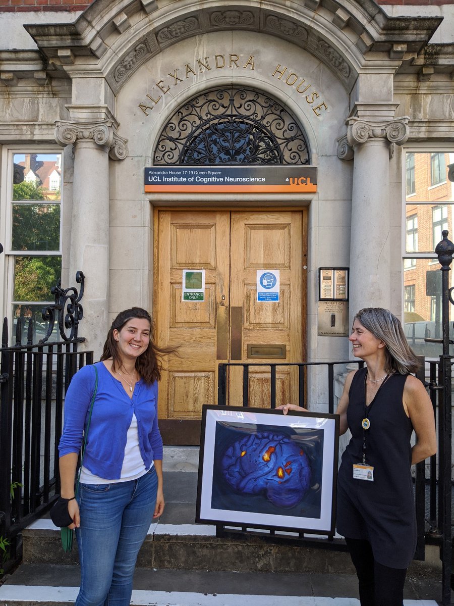 Not only is <a href="/ElzbthW/">Lizzie Buchanan-Worster</a> a great scientist, she is also a great baker, singer &amp;...artist! Thank you for this amazing painting: image from first MRI study of BSL comprehension tinyurl.com/yy73mv62. Good luck in your new post with <a href="/lornafhalliday/">Dr Lorna Halliday</a>.We will miss you! <a href="/DCAL_UCL/">DCAL</a> <a href="/UCL_ICN/">UCL ICN</a>