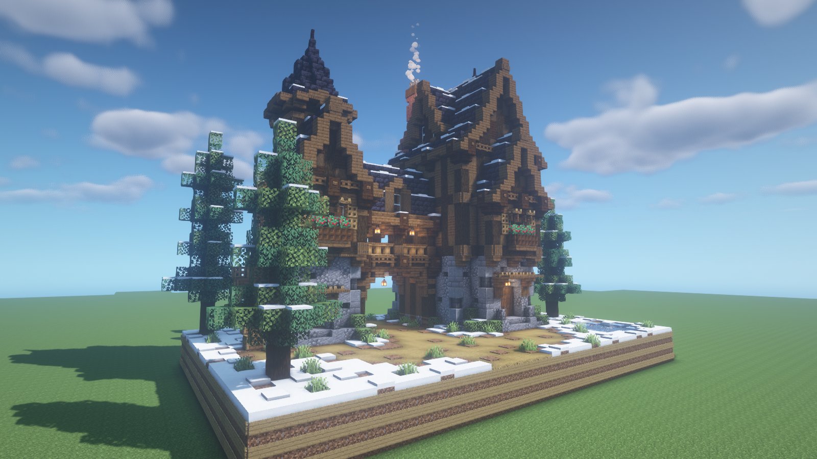 Twitter 上的 うめたん Minecraft 雪国 Minecraft Minecraft建築コミュ バニラ建築学部 T Co Stdwvhxyps Twitter