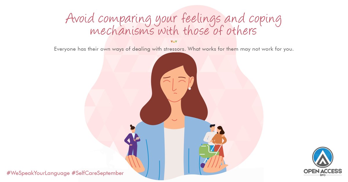 Being mindful of your needs can give you a better control when dealing with daily life. Stay tuned for our other upcoming  #SelfCare tips! #WeSpeakYourLanguage  #SelfCareAwarenessMonth  #SelfCareSeptember