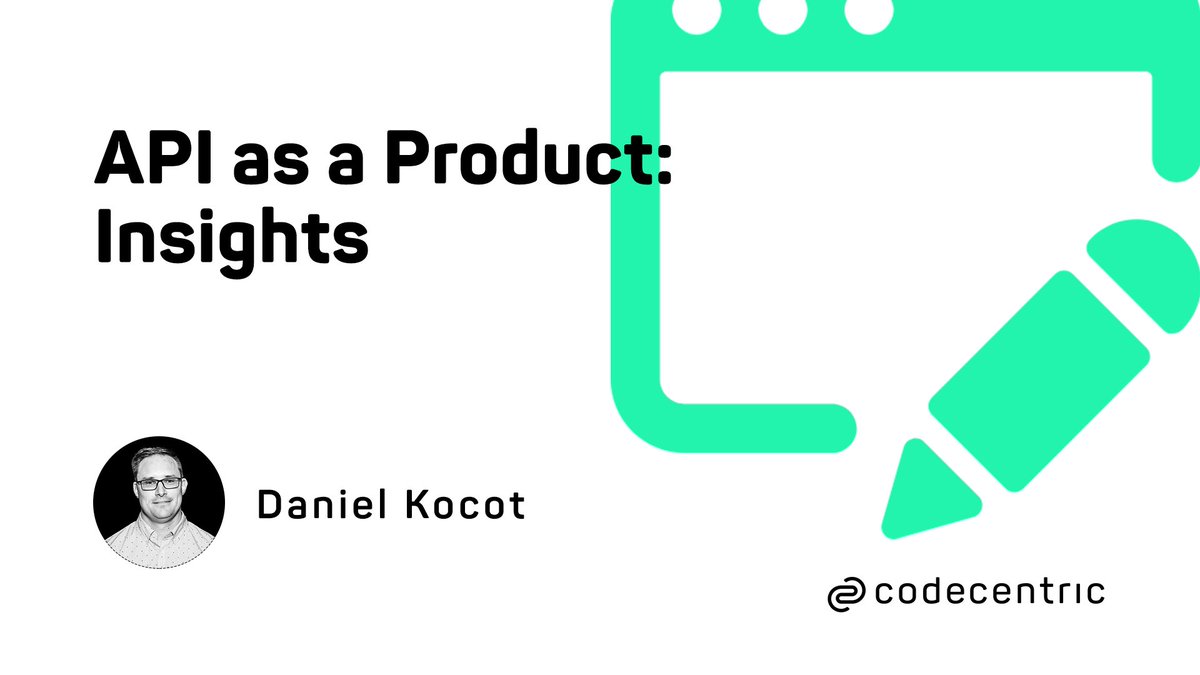 codecentric AG (@codecentric) on Twitter photo API as a Product โ what does it mean? <a href="/dk_1977/">Daniel Kupsin</a> explains the terminology in his latest blog post ๐ hubs.ly/H0wqXV00 #api #apimanagement API as a Product โ what does it mean? <a href="/dk_1977/">Daniel Kupsin</a> explains the terminology in his latest blog post ๐ hubs.ly/H0wqXV00 #api #apimanagement