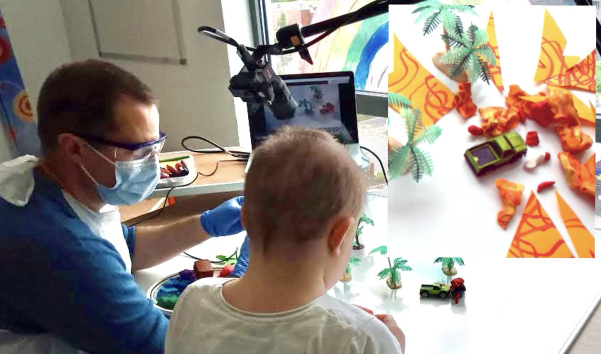 🌈WE’RE BACK!!🌈So glad to be working with the Young People on the Children’s + Teenage Cancer Unit <a href="/GreatNorthCH/">Great North Children’s Hospital</a> again. They have 💥explosive💥 talents and it’s a privilege to see them in action! ❤️Have lots of lockdown edits to share too! 📼 #ChildhoodCancerAwarenessMonth