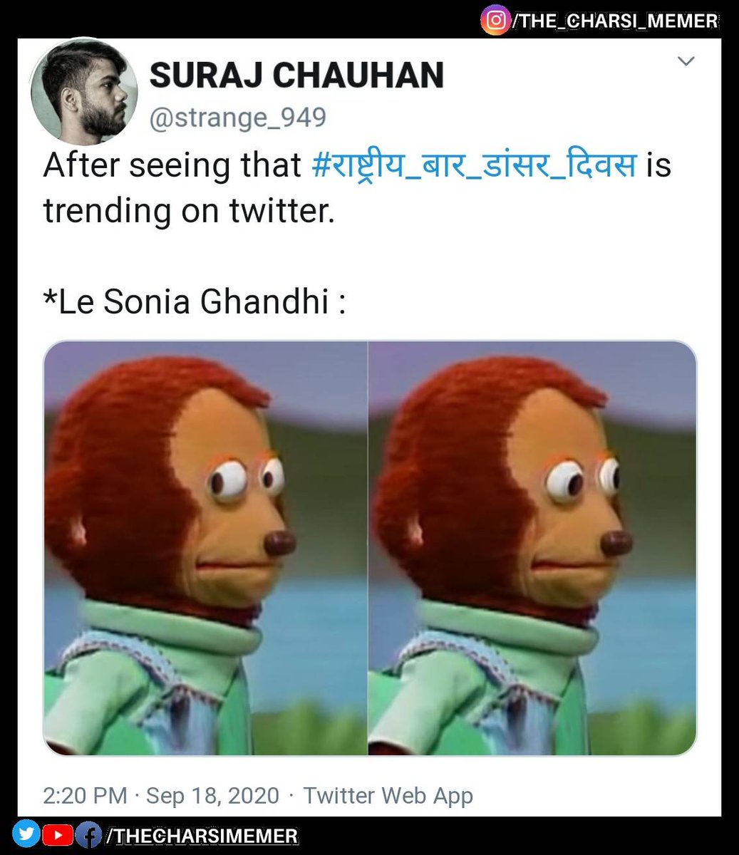 thecharsimemer's tweet photo. Bdla le liya kal ka😂
#nationalunemploymentday
.
.
#the_charsi_memer #tweets #danktweet #congress #itlay #bjp #bjpfan #bjpworld #modiworld #yogi
#jokesfordays #amazing #style #100likes #nofilter #bestoftheday 
#followme #likeforlike #like4like #follow4follow #followforfollow #f4f https://t.co/haV0U7iu4L