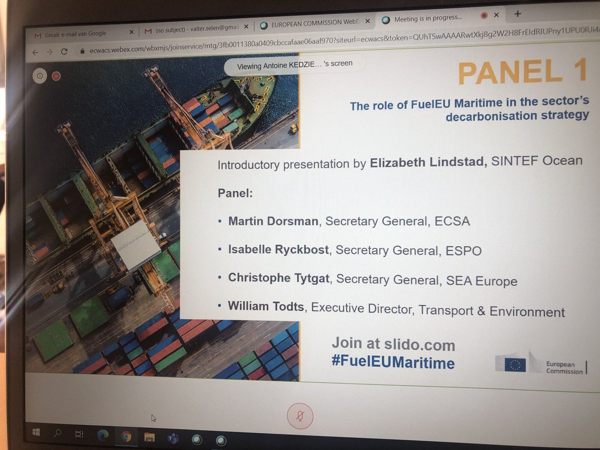 “For European ports, there is no time to waste, no money to waste. We must invest in technologies that are used, that deliver both in terms of decarbonisation and air quality and that deliver in emissions reductions both during navigation and at berth” #FuelEUmaritime