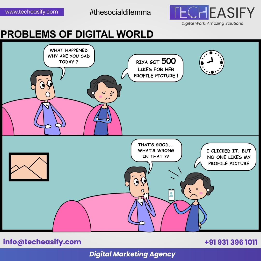 TechEasify's tweet photo. Understand the dangerous impact of social media. This is a wake-up call for all of us. Don't get manipulated with social media. #thesocialdilemma #socialdilemma #socialmedia #digitalmarketing #vocalforlocal #techeasify #digitalmediamarketing #digitalworld #problemwithsocialmedia https://t.co/sRxqsoy2rC