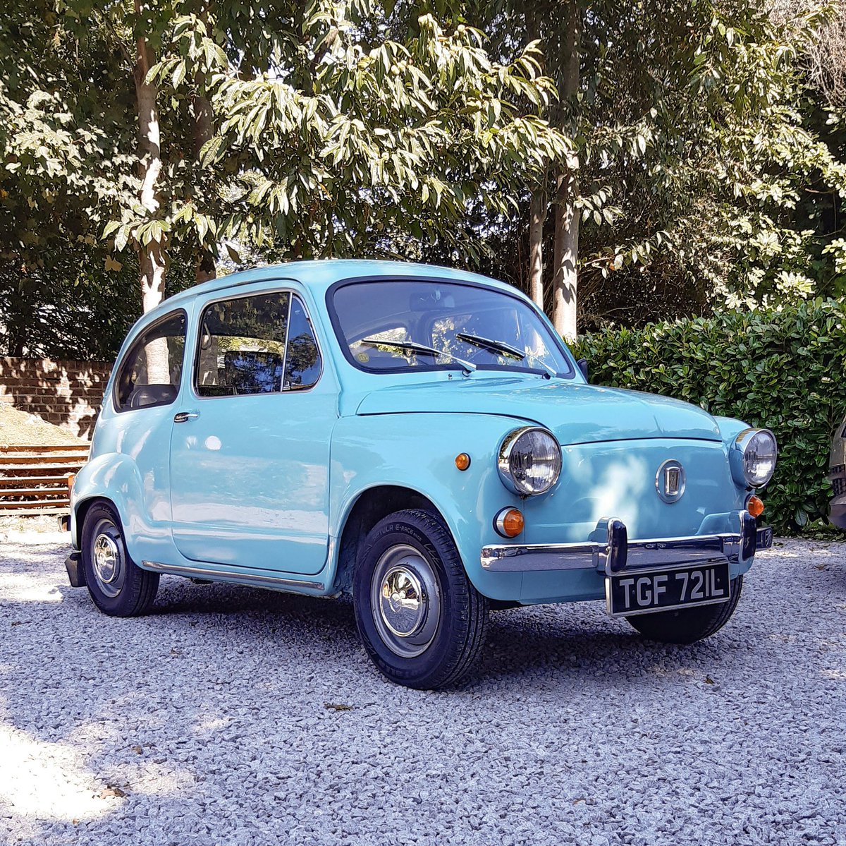 Nick_Lette's tweet photo. There are only two Zastavas on the road in the UK - so trust my uncle to go and buy one! This adorable little 750 will be roaming the roads of Hereford in no time. https://t.co/m1SxRlARjR