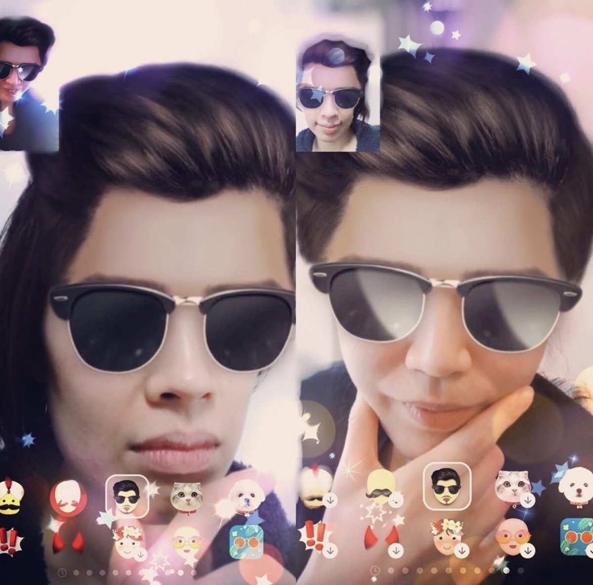 リーゼントとサングラス加工 Twitter Search