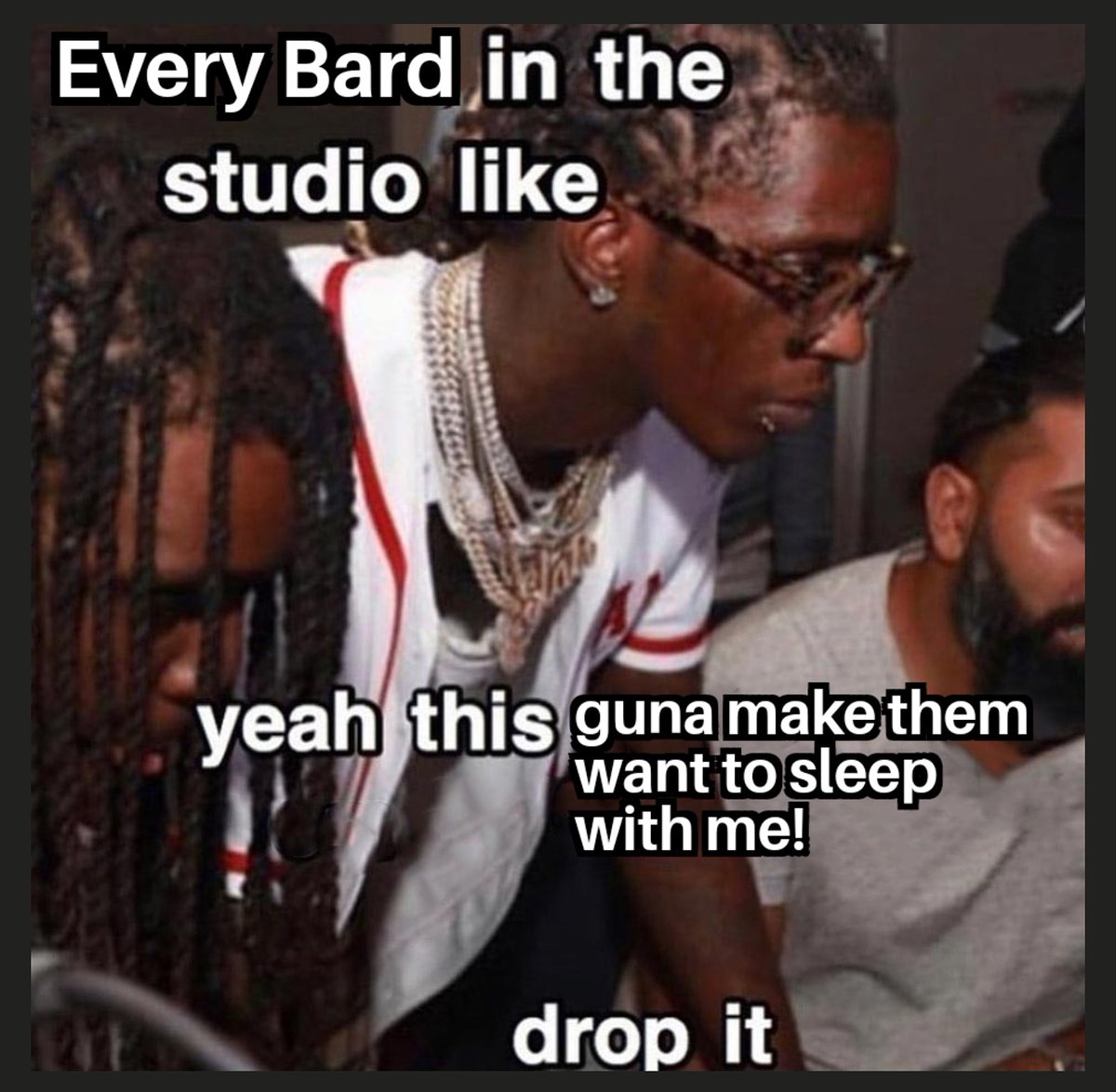 CharacterArcana's tweet photo. Actually I played a Warforged Bard once 😂. He had no sex drive lol.
#DnD #dnd5e #dndmemes #dungeonsanddragons #rpg #TTRPG #dmhumor #bard https://t.co/BsXnuNNM5M