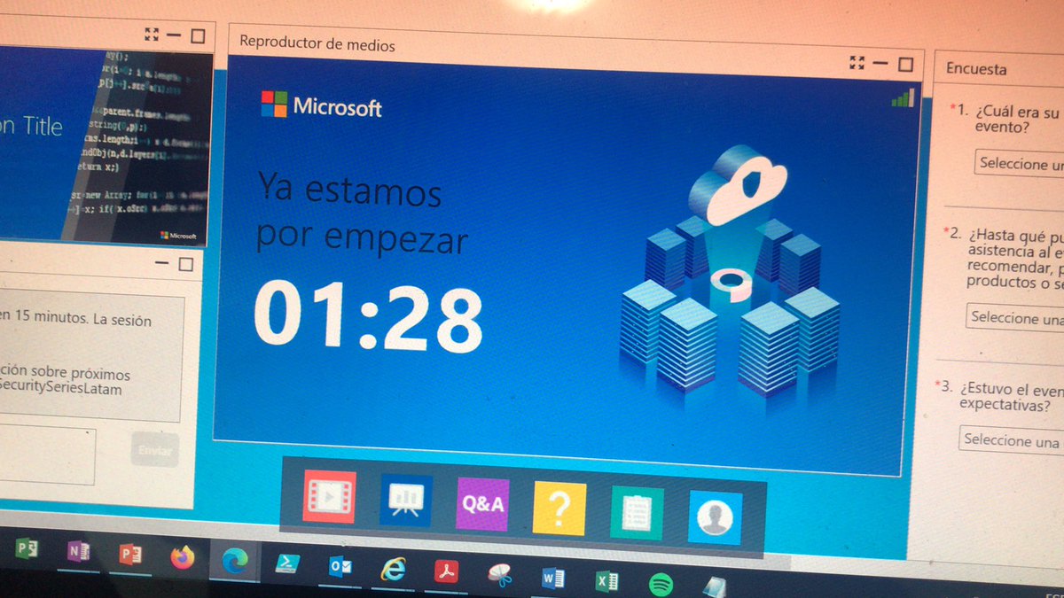 LlanosCesar's tweet photo. Evento de Microsoft: Adcanced Threats https://t.co/zWHqV5tnQb