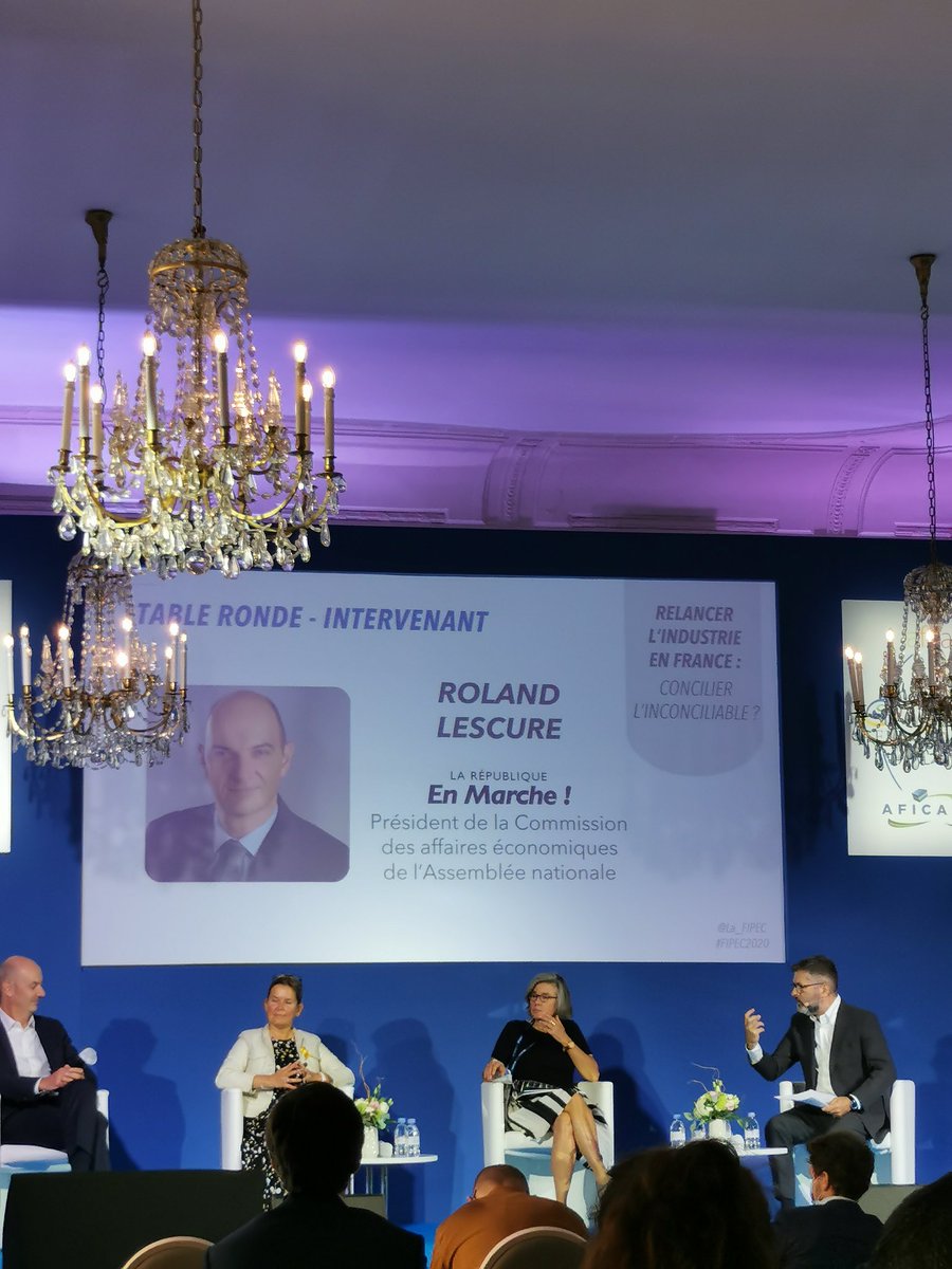 FR_Industrie's tweet photo. "Le plan de relance va permettre de réorienter l'économie vers les défis de demain, et de réindustrialiser la France, parce que nous y croyons" @RolandLescure #FranceRelance #FIPEC2020 https://t.co/KATWpyljcA
