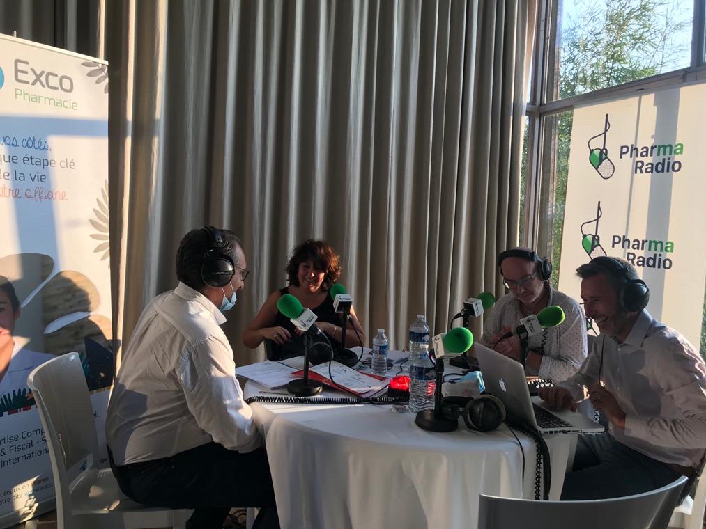 🎙️⏰RDV 13h pour l'EMISSION SPECIALE de <a href="/pharmaradio/">Pharmaradio votre dose 💊 d'information en 3 min</a> à la soirée "Les rendez-vous de la pharmacie" organisée par <a href="/Excosudouest/">Exco Sud Ouest</a>, <a href="/Exco_France/">EXCO</a>. 📣Les mesures liées au #covid et la digitalisation des #pharmacies. Pour nous écouter, abonnez-vous sur pharmaradio.fr