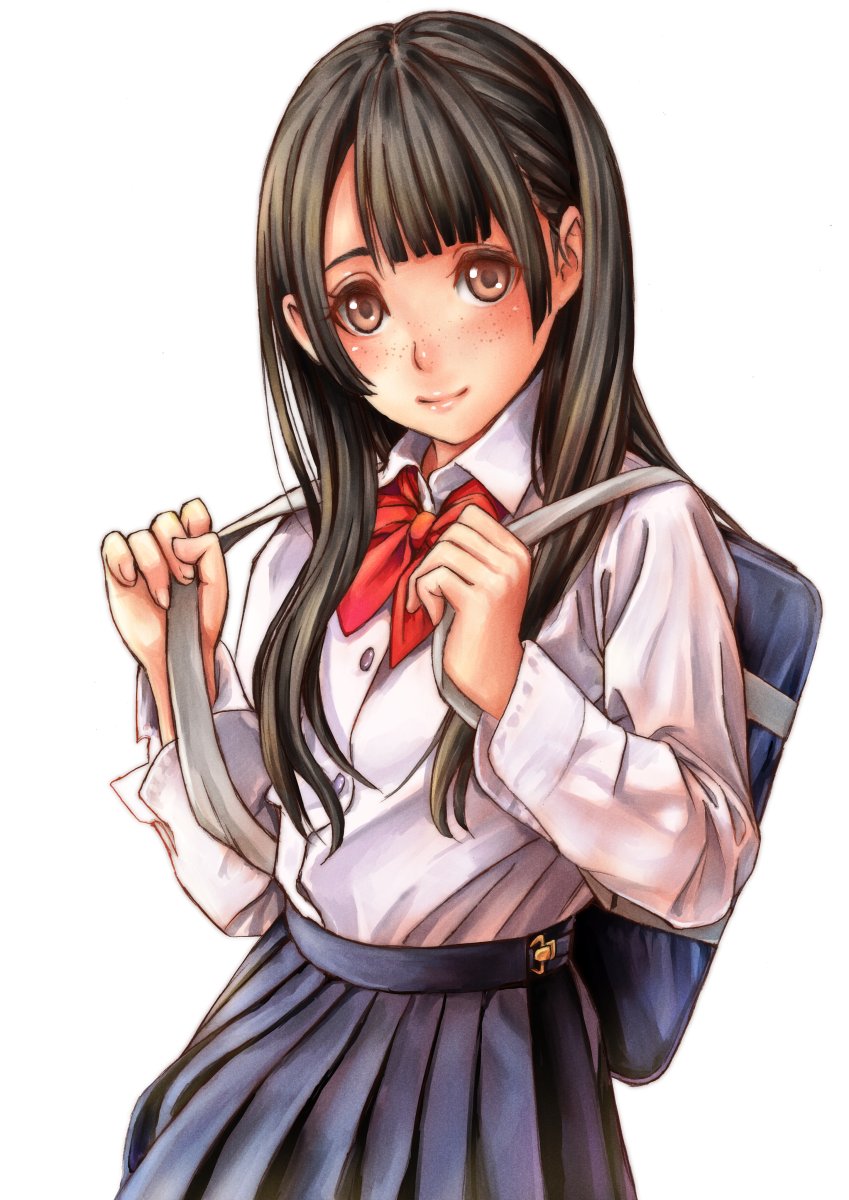 Kodue55 療養中 配信しながら描いたスクールバッグよっこいしょな学生さん 服のしわの練習も兼ねて描いてたりしますが 服のしわしわ描くの好き Illustration イラスト 創作 女子高生 T Co 8depwjchfv Twitter