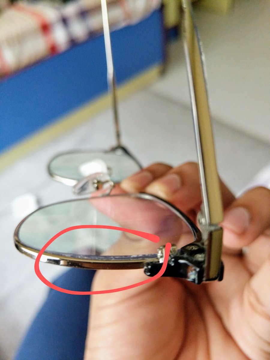 rohit971's tweet photo. @coolwinks_com I got delivered blue light blocking glasses today. And It looks like finishing touch is very bad. One glass easily came out of frame and i managed to fix it. https://t.co/DoO3kOd2is