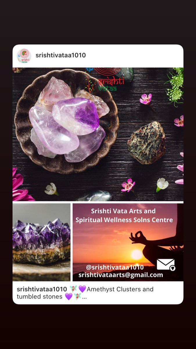 Ranjini Rao (@raoranji) on Twitter photo Amethyst Crystals for spiritual protection and connecting to higher self and life purpose understanding #Chakra #lifedesignsolutions <a href="/IamPositive2k/">Srishti Vataa arts</a> Amethyst Crystals for spiritual protection and connecting to higher self and life purpose understanding #Chakra #lifedesignsolutions <a href="/IamPositive2k/">Srishti Vataa arts</a>