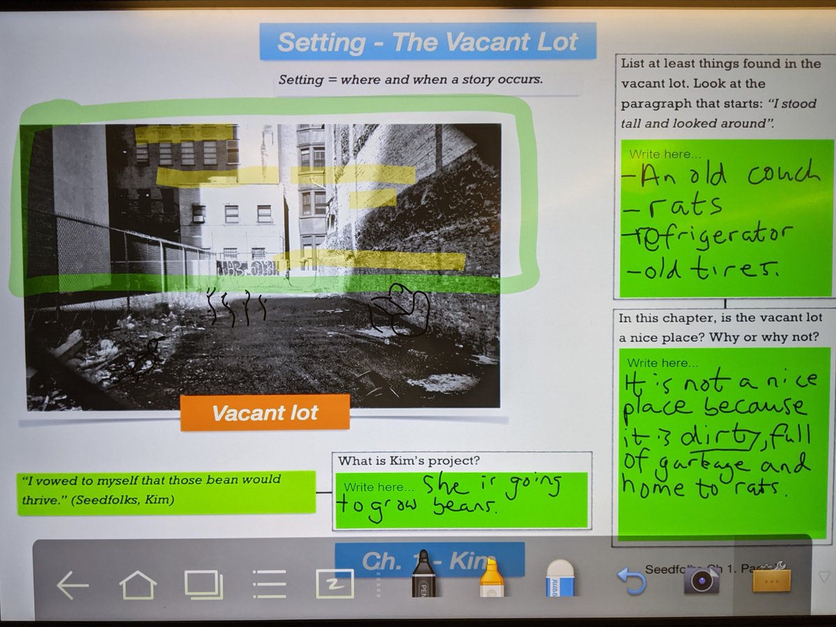 textsforesl's tweet photo. Just started reading Seedfolks with my #ESL students. Time to pick up some lima beans for the classroom garden! https://t.co/1hsPGGsIDU