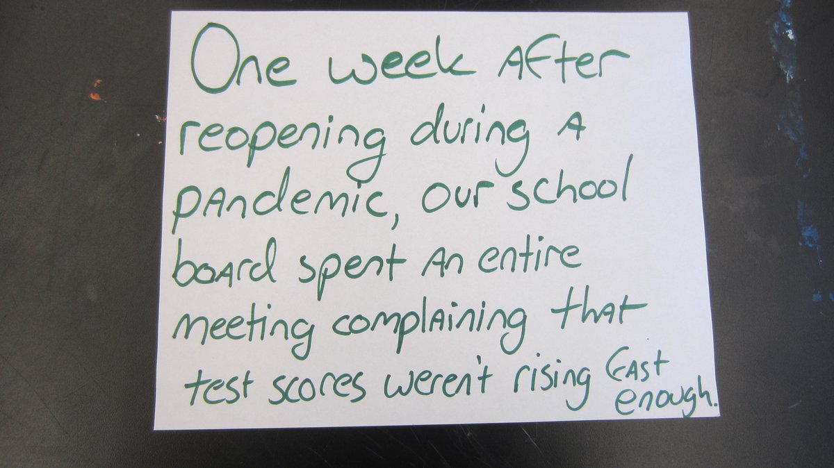 VtWorkers's tweet photo. From an educator in Central VT.  Some folks forgetting we have been in the middle of a global health crisis for the past 6 months. This is a priority? Right now, workers are trying to educate &amp; keep students safe. #safeandjustvtschools #vted https://t.co/WCtn45F0Kr