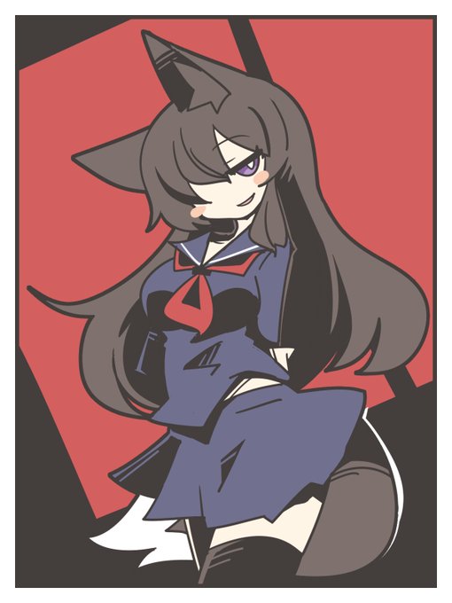 アザミン(紺セーラーのすがた) 