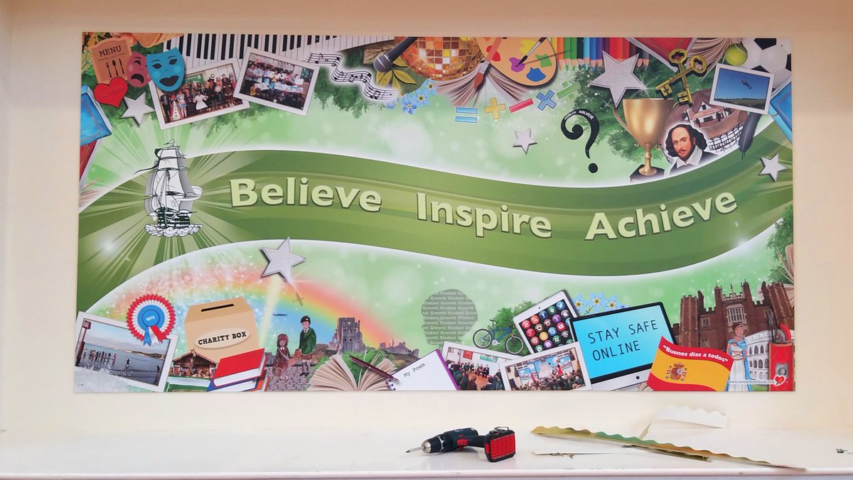 New signage going up from <a href="/loveart4schools/">Love Art For Schools</a> to reflect all the hard work going on as we continue to review and refine our curriculum offer. Exciting times ahead!