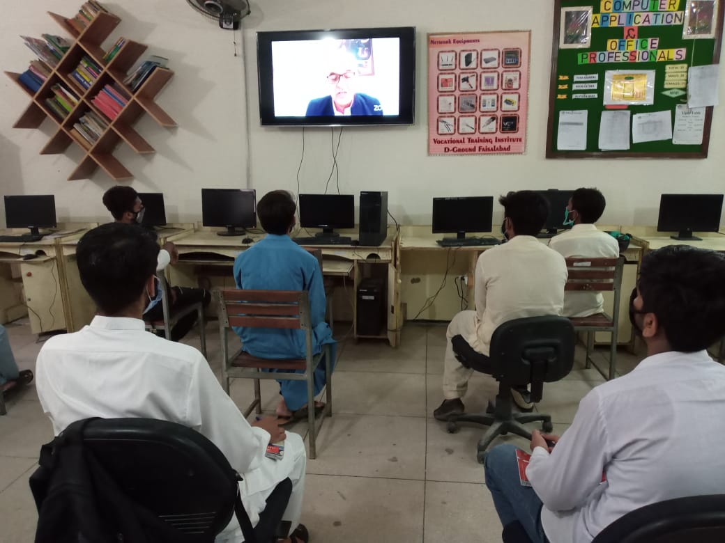 PVTC_Official's tweet photo. The session “Precautionary Measures for COVID-19 &amp; Dengue Fever” held online today at 2:00pm. The Hon. CHM. #PVTC Shanawaz Badr ® announced winners of Life Skills Trainees Participation Competition. All #RMs, #AMs, and Principal #VTIs joined via Zoom &amp; YouTube Link also. https://t.co/BF31B1b98k