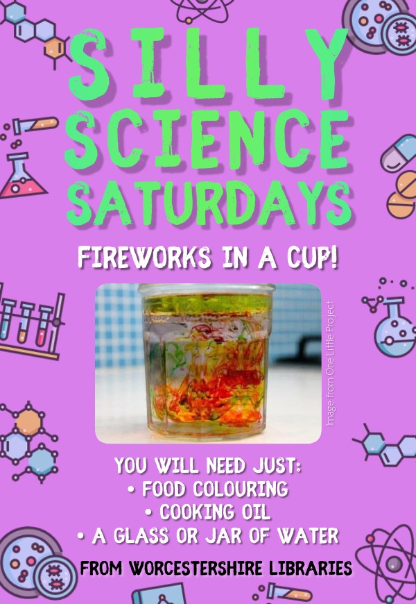 RuberyLibrary's tweet photo. Tomorrow is our final Silly Science Saturday! For our last science experiment use household ingredients to make Fireworks in a Cup! π π π We really hope you've had fun and enjoyed all our #SillyScienceSaturdays! #STEM #STEAM #LibrariesFromHome https://t.co/0HgZLSoh7H