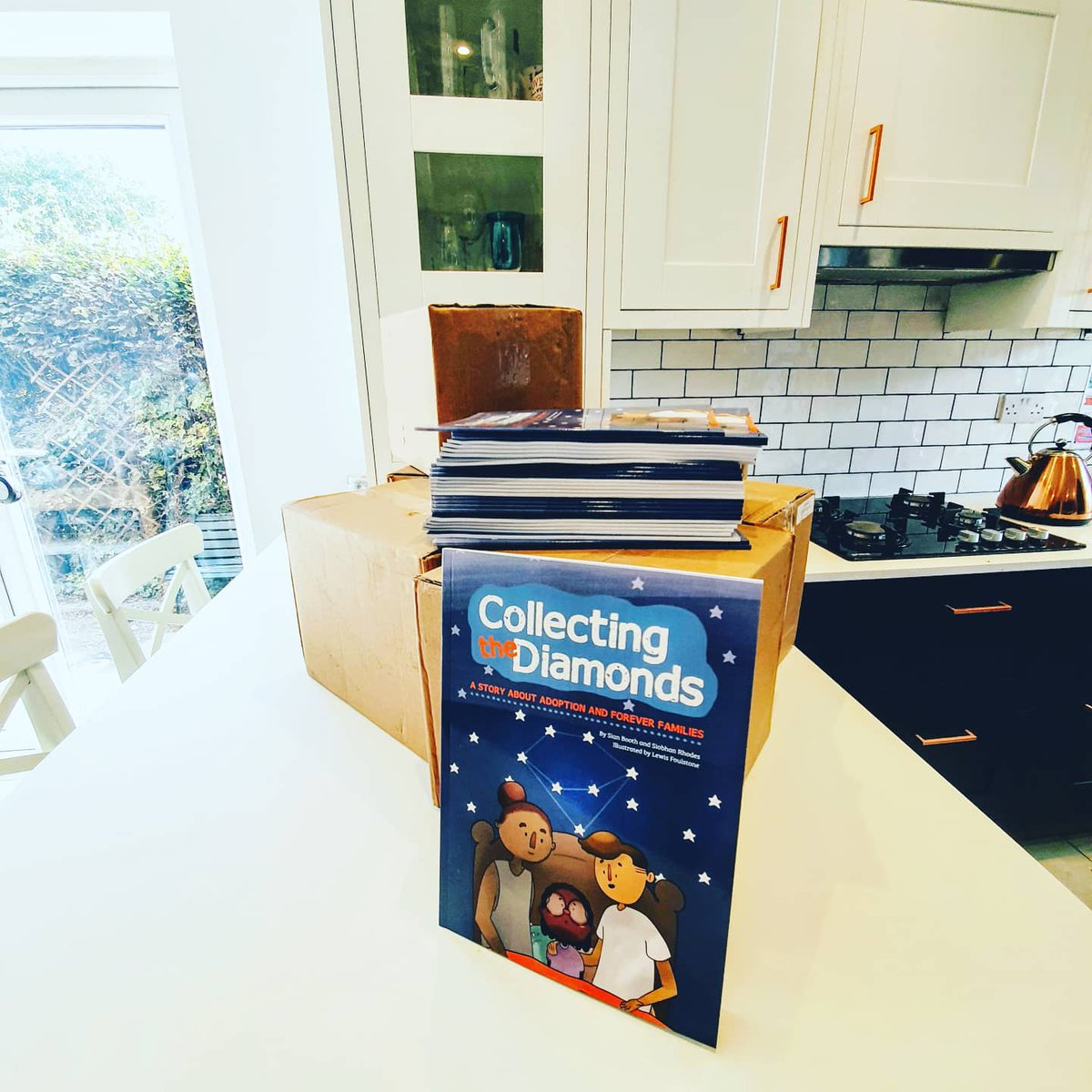 And here they are! Ready to go out to families who come together through adoption. #YouCanAdopt  #adoption #selfpublishing