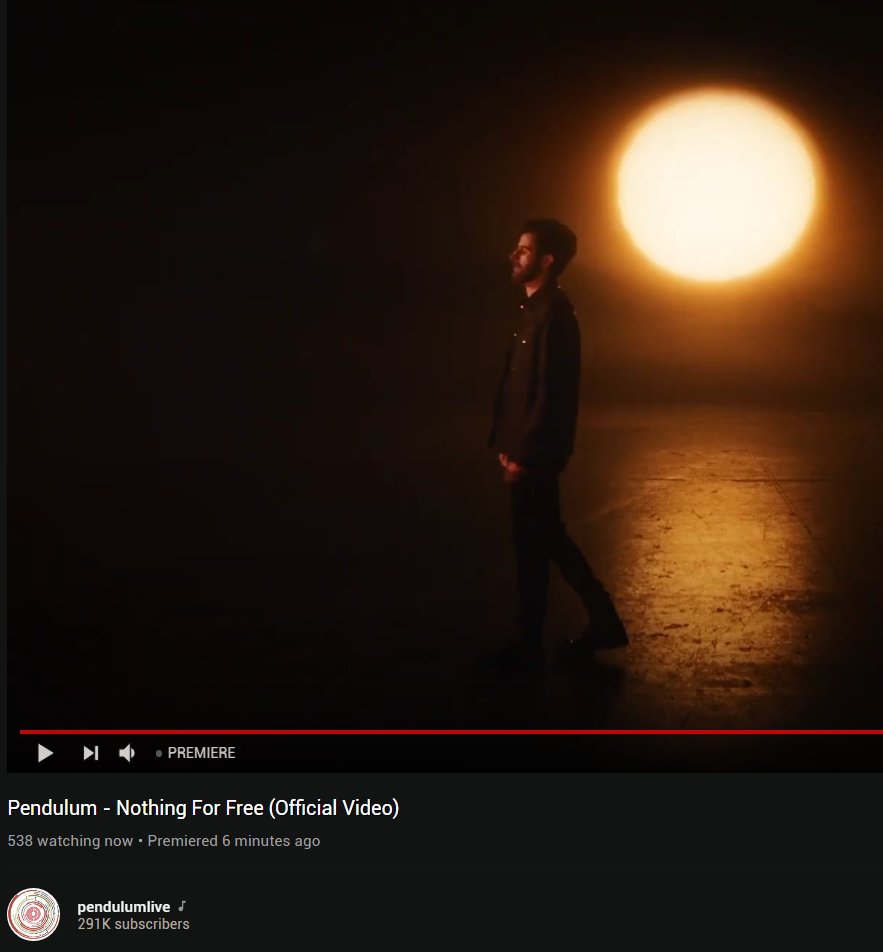 The first actual release since 'Immersion' back in 2010 is truly incredible. @pendulumlive casually drops 2 songs and a video. Bruh. 😮